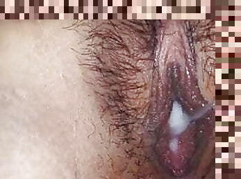 vāverīte, tante, sperma, drātēšanās, ciešs, closeup, aptuvens