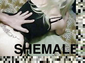 shemale, anal, cum