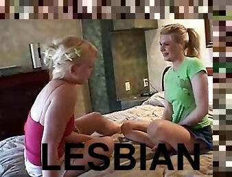 Little Summer with her blonde lesbian friend