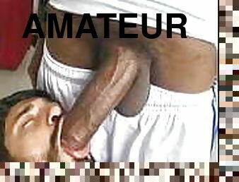 amateur, anal, fellation, énorme-bite, interracial, gay, black, sur-le-visage, ejaculation, blanc