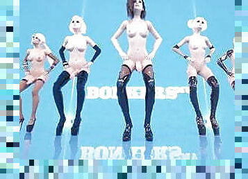 3D Dickgirls Party - Hot Shemale Futanari Crazy Orgy Shemale
