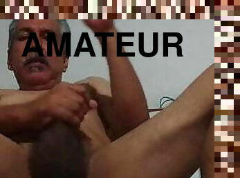 papa, masturbation, vieux, amateur, mature, énorme-bite, gay, branlette, dad-girl, plus-agée