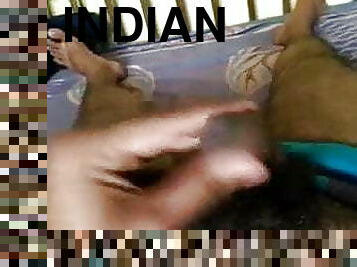 Small Indian uncut penis small cum 007