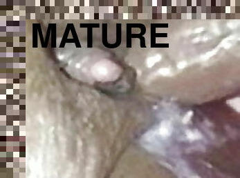 clito, masturbation, orgasme, chatte-pussy, mature, belle-femme-ronde, doigtage, ejaculation, gode, africaine