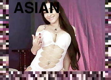 asiatisk, onani, pussy, skinny, eldre, cumshot, handjob, runking, cum, stram