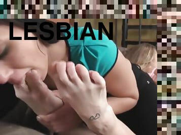 Lesbian Feet Worship 14