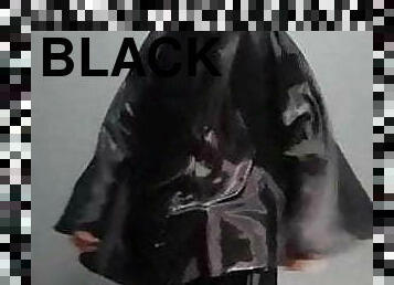 NEW Black Satin Abutai Cloak