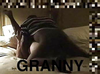 Horny granny and her bulls