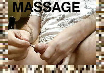 masturbation, amateur, ejaculation-sur-le-corps, jouet, gay, massage, ejaculation