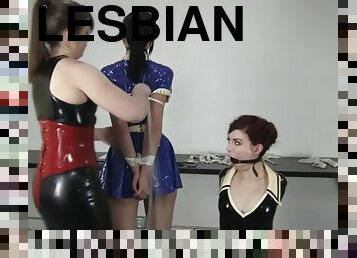lesbisk, bdsm, trekanter, fetish, latex