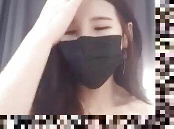 Korean black masked bj
