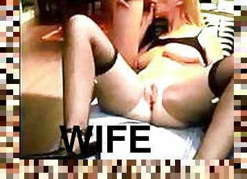 Slutwife at home gets filmed by hubby