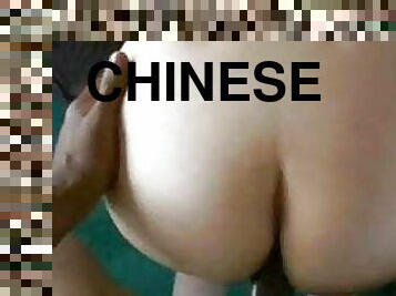 Chinese Girl Moans While Getting Dogged 