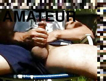 papa, grosse, masturbation, en-plein-air, amateur, ejaculation-sur-le-corps, énorme-bite, gay, branlette, belle-femme-ronde