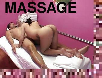 It was all massage until his cock could not hide the provocation it received