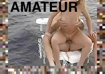 utendørs, pussy, amatør, hardcore, pornostjerne, par, naturlig, yacht, virkelig