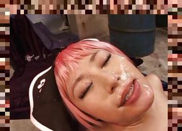 A pirate cosplay party turns into a gangbang as Chigusa Hara gets nailed