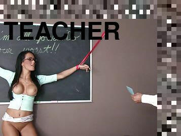 Rough sex as a college girl get choked while fucking her teacher