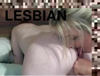 Two cute lesbians finger and toy each other's holes in homemade clip