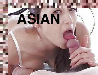 asiatique, gros-nichons, chatte-pussy, fellation, milf, japonais, massage, ejaculation, seins, gros-plan