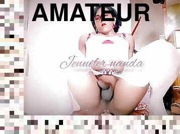 asiatique, cul, masturbation, transsexuelle, amateur, anal, ébène, énorme-bite, fellation-profonde, black