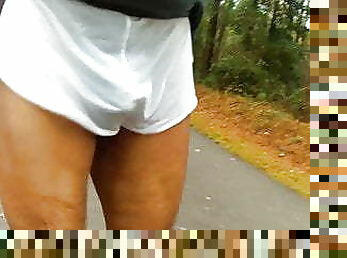 Sheer Running Shorts