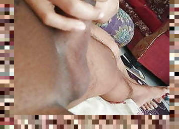 Malay wife gives handjob