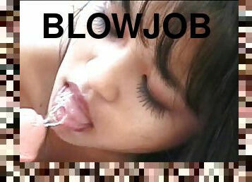 Mika Tan pleases a dude with a breath-taking blowjob
