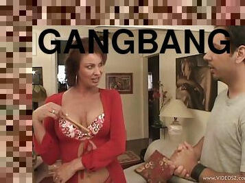 Vanessa Videl is bukkaked after a hardcore gangbang