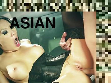 Asian getting banged like crazy