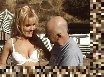 Blonde MILF Gets Nailed Next To Her Cuckold Husband