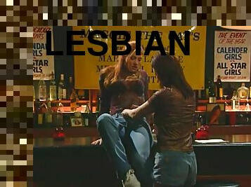 Tina Tyler And Mandi Frost Have Lesbian Sex In A Bar