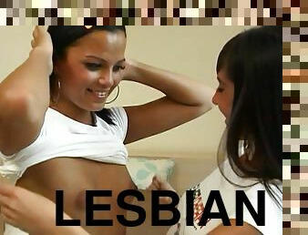 Unbelievable Lacey Little And Sasha Cane Have Lesbian Sex