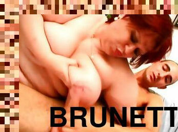 Brunette BBW Marta gets her meaty cunt fucked hard from behind