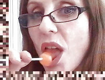 Mature Girlfriend Lollipop Tease