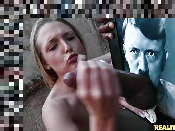 See Hitler's Dick Coming Out Of His Mouth and Enjoy Voyeurism