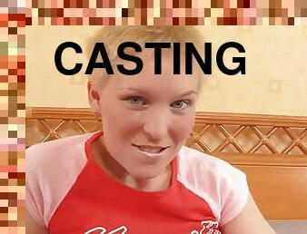 Casting a short haired fucking slut!