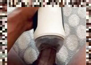 masturbation, amateur, ébène, énorme-bite, ados, jouet, branlette, sale, point-de-vue, solo