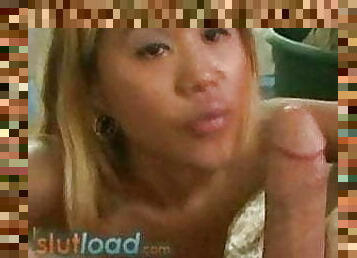 asiatique, orgasme, fellation, interracial, black, baisers, sur-le-visage