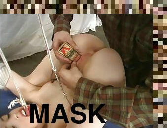 Lovely Molly Matthews gets tortured by a man in a mask