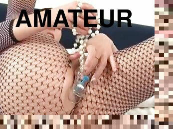 masturbare-masturbation, amatori, lenjerie, plasa-de-peste, solo, inseminare