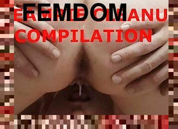 Femdom Cuckold Cleanup Creampie, Own Cum Eating, Cumkiss And Piss - Compilation