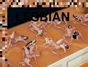 אסיאתי, תחת, אורגיה-orgy, חובבן, לסבית-lesbian, אנימה, חמודה, תחת-butt, זעיר