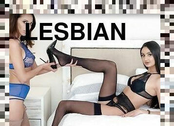 Girls In Stockings Lesbian Compilation - GirlfriendsFilms