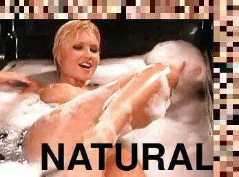 A Warm Bath With The Sexy Blonde Carrie Minter