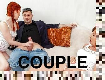 Hot Teen Couple Seduce Granny Into A Threesome