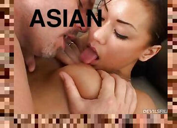 A Hot Scene With The Gorgeous Asian Babe Avena Lee