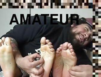 Foot fetish handjob cyruz solo