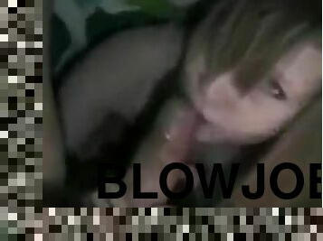 Blonde Teen Gives An Amazing Blowjob In A Homemade Clip