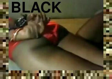 Sexy Black Chick Takes it Hard in an Amateur Clip